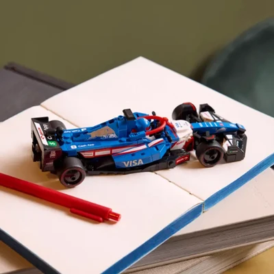 Gambar LEGO Speed Champions Visa Cash App Rb Vcarb 01 F1 Set 248 Pcs 77246 - Biru