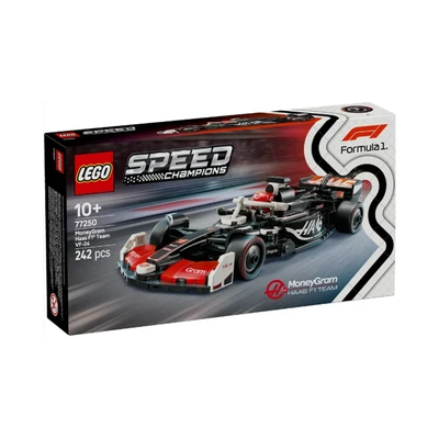 Gambar LEGO Speed Champions Moneygram Haas F1 Team Vf-24 Set 242 Pcs 77250 - Hitam
