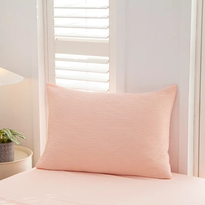 Gambar Informa 120x200x30 cm Set 4 Pcs Seprai Double Microfiber Gauze - Peach