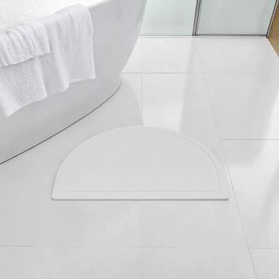 Gambar Forhom Keset Kamar Mandi Diatomite Hard S Half 39x60 cm - Krem Beige