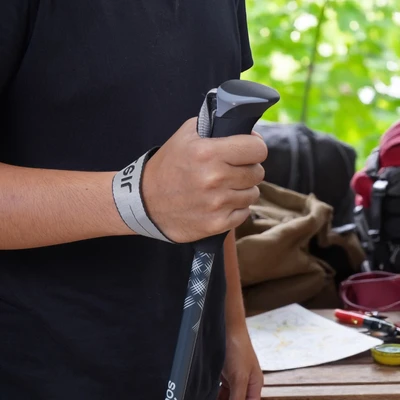 Gambar Soleil Tongkat Trekking Carbon - Abu-Abu