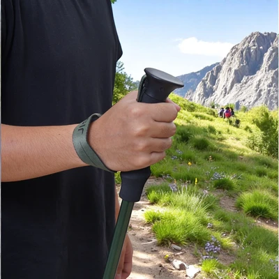 Gambar Soleil Tongkat Trekking Aluminium - Hijau