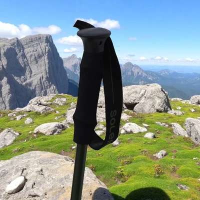 Gambar Soleil Tongkat Trekking Aluminium - Hijau