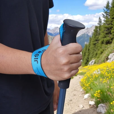 Gambar Soleil Tongkat Trekking Aluminium - Biru