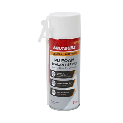 Gambar Maxbuilt Sealant PU Foam Spray 300 ml - Krem