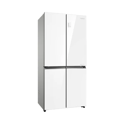 Gambar Aqua Kulkas 4 Pintu Side By Side 456 Liter AQR-TTD546RBG(WT) - Putih