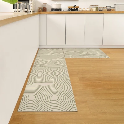 Gambar Forhom Keset Dapur PVC 40x120 cm Set 2 pcs - Hijau