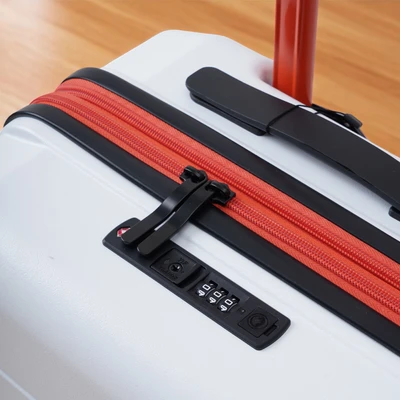 Gambar Supercase Neo Tech Koper PC TSA Lock Expandable 20 Inch - Putih