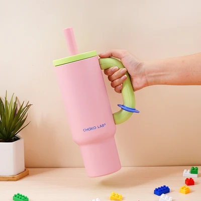 Gambar Chakolab Bawang Botol Vacuum Flask Stainless Steel 1 Liter - Pink