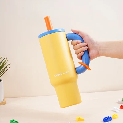 Gambar Chakolab Bawang Botol Vacuum Flask Stainless Steel 1 Liter - Kuning