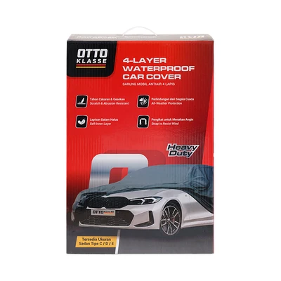 Gambar Otto Klasse Cover Mobil Tipe Sedan-C 4 Layer Lightweight - Abu-Abu
