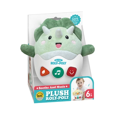 Gambar Little Giggles Boneka Soothe Dinosaur Tumbler - Hijau