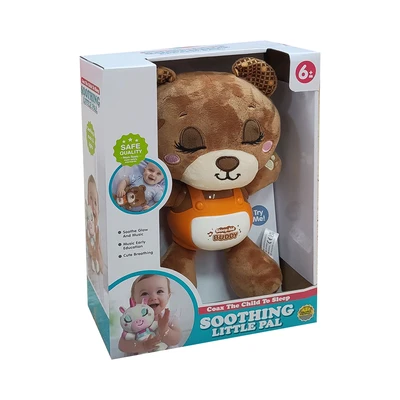 Gambar Little Giggles Boneka Soothe Sleep Little Bear - Cokelat