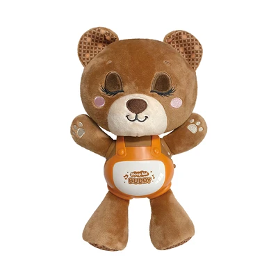 Gambar Little Giggles Boneka Soothe Sleep Little Bear - Cokelat