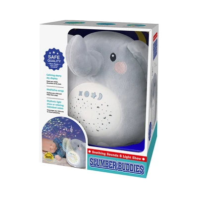 Gambar Little Giggles Boneka Soothed Project Elephant - Abu-abu