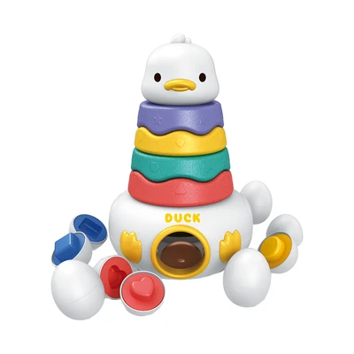 Gambar Little Giggles Set Duck Tumbler Stack & Egg Pairing - Mix