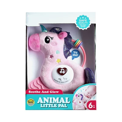 Gambar Little Giggles Boneka Music Soothes Unicorns - Pink