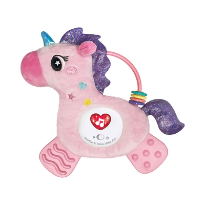Gambar Little Giggles Boneka Music Soothes Unicorns - Pink
