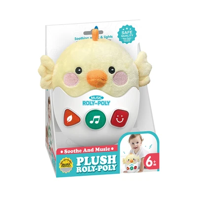 Gambar Little Giggles Boneka Soothe Chicken Tumbler - Putih/kuning