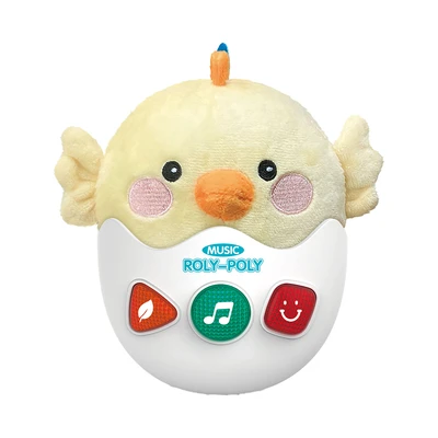 Gambar Little Giggles Boneka Soothe Chicken Tumbler - Putih/kuning