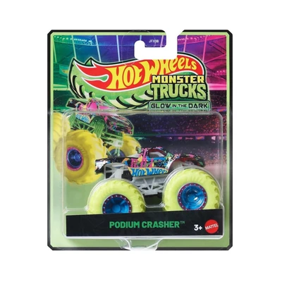 Gambar Hot Wheels Diecast Monster Trucks Glow In The Dark 1:64 Random