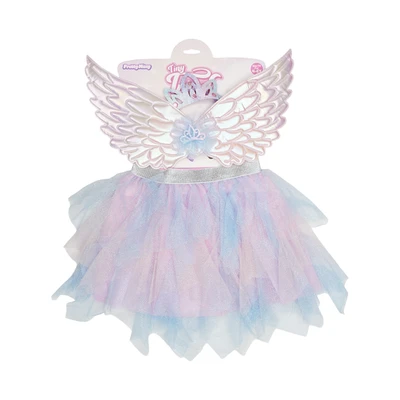 Gambar Pretty Missy Set Dress Up Skirt Angel - Pink/biru