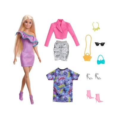 Gambar Barbie Set Boneka Party Fashion & Accessories - Mix