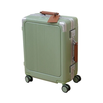 Gambar Luggo Audrey Koper PC & ABS TSA Lock Wide Handle 20 Inch - Hijau