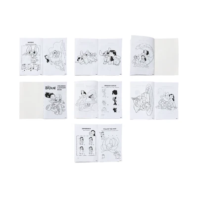 Gambar Red Ridge Set Coloring & Activity Book Stitch Dengan Spidol - Mix