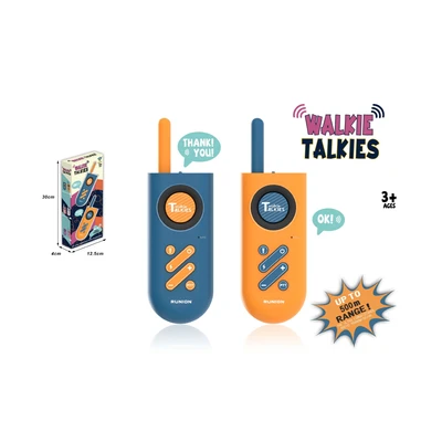 Gambar Kiddy Fun Set Walkie Talkie Fashion 500 Mtr - Biru/oranye