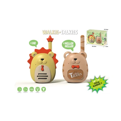 Gambar Little Giggles Set Walkie Talkie Children 500 Mtr - Kuning/cokelat