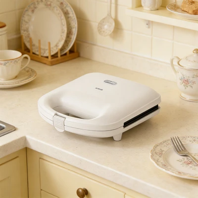 Gambar Kris Sandwich Maker 2 Slice 750 watt - Putih Matte