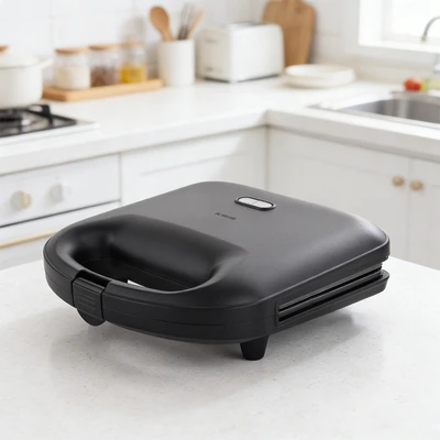 Gambar Kris Sandwich Maker 2 Slice 750 watt - Hitam Matte