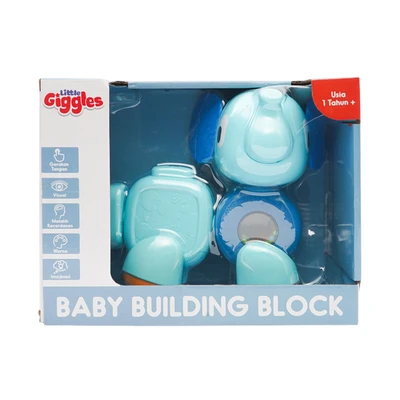 Gambar Little Giggles Modular Elephants 6 In 1 - Biru