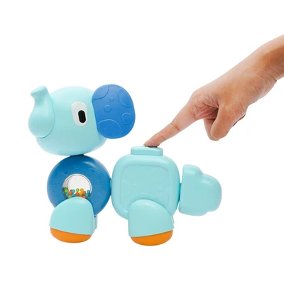 Gambar Little Giggles Modular Elephants 6 In 1 - Biru