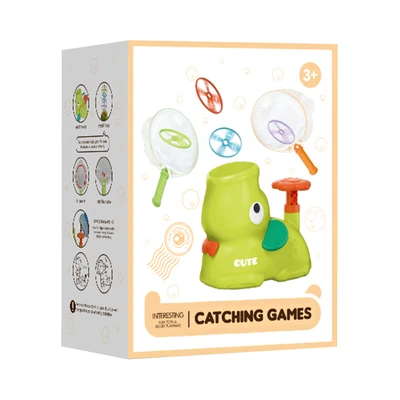 Gambar Kiddy Fun Playset Little Elephant Flying Disc Catching Games - Hijau