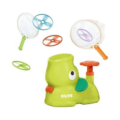 Gambar Kiddy Fun Playset Little Elephant Flying Disc Catching Games - Hijau