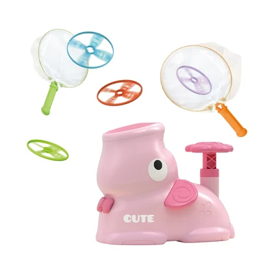 Gambar Kiddy Fun Playset Little Elephant Flying Disc Catching Games - Pink