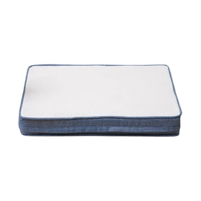 Gambar Cavea Ukuran M Tempat Tidur Hewan Flat Linen - Biru