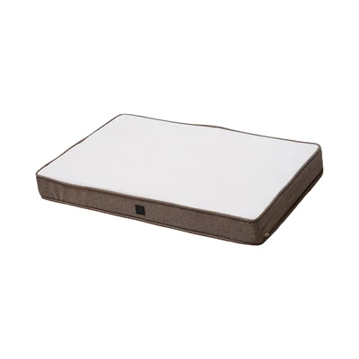 Gambar Cavea Ukuran L Tempat Tidur Hewan Flat Linen - Cokelat