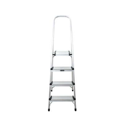 Gambar Fixsteps 1.5 mtr Tangga Aluminium Extrawide 4 Step - Silver