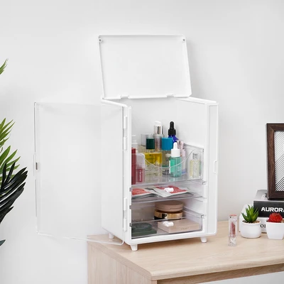 Gambar Stora Organizer Kosmetik Dengan 2 Laci 27x18x36 cm - Putih