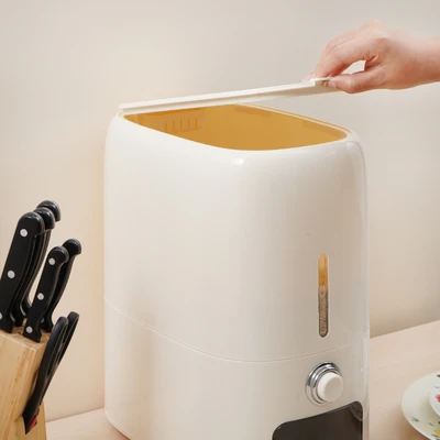 Gambar Picas Fifo Tempat Beras 12.5 Liter - Putih