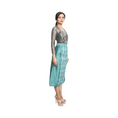 Gambar Pendopo Ukuran M Dhea Rok Wanita Dengan Tenun Bulu - Tosca