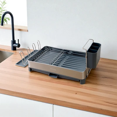 Gambar Stora Swot Rak Piring Extendable - Hitam/Silver