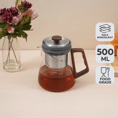 Gambar Culinart Blanco Teko Teh 500 ml Transparan