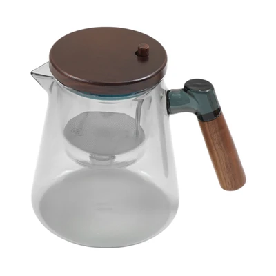 Gambar Culinart Moka Teko Teh Kaca Borosilikat 650 ml Transparan