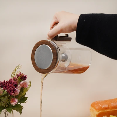 Gambar Culinart Diane Teko Teh Kaca Borosilikat 800 ml Transparan