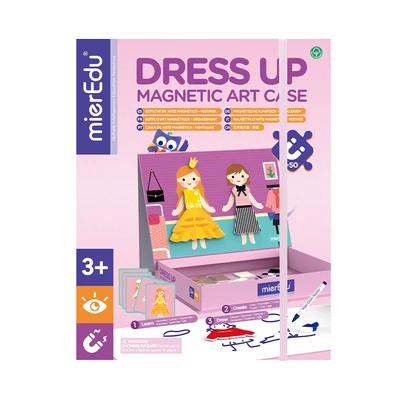 Gambar Mieredu Puzzle Magnetic Art Case Dress Up Set 62 Pcs - Mix
