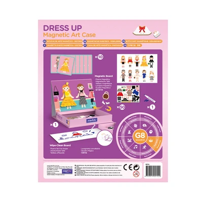 Gambar Mieredu Puzzle Magnetic Art Case Dress Up Set 62 Pcs - Mix